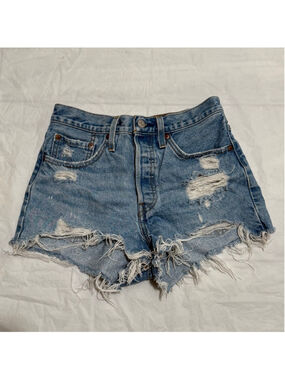 Levi’s 501 Original Women’s Shorts Color Oxnard Athens Jump Size 26